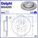 Delphi Bremsscheibe BG4295 Delphi Bremsscheibe BG4295