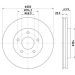 Hella Bremsscheibe PRO 8DD 355 125-071
