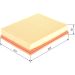 BOSCH F 026 400 426 Luftfilter