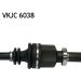 SKF Antriebswelle VKJC 6038