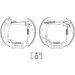 Hella Bremsbackensatz Shoe Kit Pro 8DB 355 005-061 Hella Bremsbackensatz Shoe Kit Pro 8DB 355 005-061