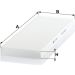MANN-FILTER CU 4151 Innenraumfilter, Partikelfilter MANN-FILTER CU 4151 Innenraumfilter, Partikelfilter