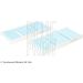 Blue Print Filtersatz, Innenraumluft ADZ92511
