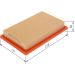 BOSCH F 026 400 503 Luftfilter