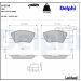 Delphi Bremsbelagsatz, Scheibenbremse LP2230 Delphi Bremsbelagsatz, Scheibenbremse LP2230