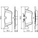 BOSCH Bremsbelagsatz, Scheibenbremse 0 986 494 812