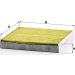 MANN-FILTER FP 21 003 Innenraumfilter FreciousPlus Aktivkohlefilter mit Polyphenol, antibakteriell, Feinstaubfilter (PM 2.5)