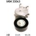 SKF Spannrolle, Keilrippenriemen VKM 33043