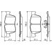 BOSCH Bremsbelagsatz, Scheibenbremse 0 986 494 829 BOSCH Bremsbelagsatz, Scheibenbremse 0 986 494 829