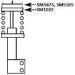 Reparatursatz, Federbeinstützlager SM5165 Reparatursatz, Federbeinstützlager SM5165