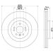 Hella Bremsscheibe Pro High Carbon 8DD 355 126-321