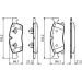 BOSCH Bremsbelagsatz, Scheibenbremse 0 986 494 672 BOSCH Bremsbelagsatz, Scheibenbremse 0 986 494 672