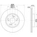 Bremsscheibe 8DD 355 110-631