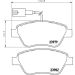 Hella Bremsbelagsatz, Scheibenbremse 8DB 355 015-491