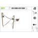 VALEO 851098 Fensterheber für SEAT ALTEA, TOLEDO vorne links, Komfortfunktion, elektrisch, ohne Elektromotor