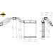 NRF Wärmetauscher, Innenraumheizung mit Rohr EASY FIT 54364