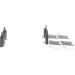 BOSCH Bremsbelagsatz, Scheibenbremse 0 986 494 016