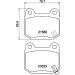 Hella Bremsbelagsatz, Scheibenbremse 8DB 355 010-691 Hella Bremsbelagsatz, Scheibenbremse 8DB 355 010-691