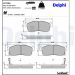 Delphi Bremsbelagsatz, Scheibenbremse LP2258 Delphi Bremsbelagsatz, Scheibenbremse LP2258