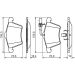 BOSCH Bremsbelagsatz, Scheibenbremse 0 986 494 415