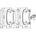 BOSCH Bremsbelagsatz, Scheibenbremse 0 986 494 668 BOSCH Bremsbelagsatz, Scheibenbremse 0 986 494 668