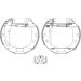 Hella Bremsbackensatz Shoe Kit Pro 8DB 355 004-541