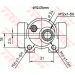 Radbremszylinder BWD123 Radbremszylinder BWD123