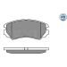 Meyle Bremsbelagsatz, Scheibenbremse MEYLE-PD: Advanced performance and design 025 238 9116/PD