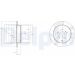 Delphi Bremsscheibe BG4329 Delphi Bremsscheibe BG4329