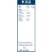 BOSCH H 312 Scheibenwischer Rear 3 397 011 678 BOSCH H 312 Scheibenwischer Rear 3 397 011 678