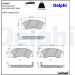 Delphi Bremsbelagsatz, Scheibenbremse LP2094 Delphi Bremsbelagsatz, Scheibenbremse LP2094