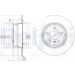 Delphi Bremsscheibe BG3629 Delphi Bremsscheibe BG3629
