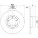 Bremsscheibe 8DD 355 100-291 Bremsscheibe 8DD 355 100-291