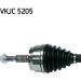 SKF VKJC 5205 Antriebswelle für VW MULTIVAN, TRANSPORTER, CALIFORNIA 873mm, mit Lager SKF VKJC 5205 Antriebswelle für VW MULTIVAN, TRANSPORTER, CALIFORNIA 873mm, mit Lager