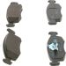 BOSCH Bremsbelagsatz, Scheibenbremse 0 986 469 070