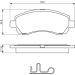 BOSCH Bremsbelagsatz, Scheibenbremse 0 986 424 770 BOSCH Bremsbelagsatz, Scheibenbremse 0 986 424 770