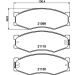 Hella Bremsbelagsatz, Scheibenbremse 8DB 355 005-621 Hella Bremsbelagsatz, Scheibenbremse 8DB 355 005-621