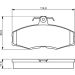 BOSCH Bremsbelagsatz, Scheibenbremse 0 986 468 613 BOSCH Bremsbelagsatz, Scheibenbremse 0 986 468 613