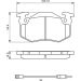 BOSCH Bremsbelagsatz, Scheibenbremse 0 986 466 346 BOSCH Bremsbelagsatz, Scheibenbremse 0 986 466 346