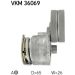 Spannrolle, Keilrippenriemen VKM 36069 Spannrolle, Keilrippenriemen VKM 36069
