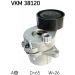 SKF Spannrolle, Keilrippenriemen VKM 38120
