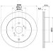 Hella Bremsscheibe 8DD 355 116-781