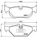 Bremsbelagsatz, Scheibenbremse 8DB 355 011-301 Bremsbelagsatz, Scheibenbremse 8DB 355 011-301