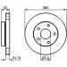 BOSCH Bremsscheibe 0 986 478 195