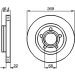 BOSCH Bremsscheibe 0 986 478 574