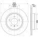 Hella Bremsscheibe PRO 8DD 355 110-021