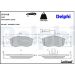 Delphi Bremsbelagsatz, Scheibenbremse LP1416 Delphi Bremsbelagsatz, Scheibenbremse LP1416