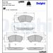 Delphi Bremsbelagsatz, Scheibenbremse LP1739 Delphi Bremsbelagsatz, Scheibenbremse LP1739
