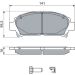 BOSCH Bremsbelagsatz, Scheibenbremse 0 986 424 799 BOSCH Bremsbelagsatz, Scheibenbremse 0 986 424 799