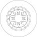 TRW Bremsscheibe DF4269